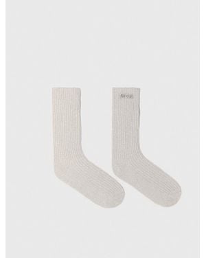 Maje Lurex Socks - Natural