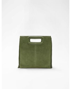 Maje Sac M En Suède - Vert