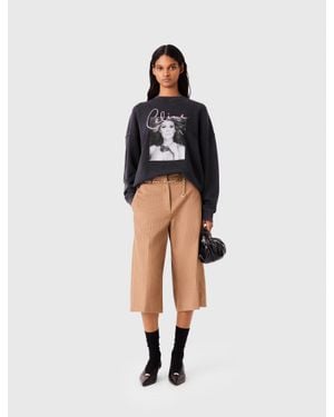 Maje Sweatshirt X Céline Dion - Schwarz