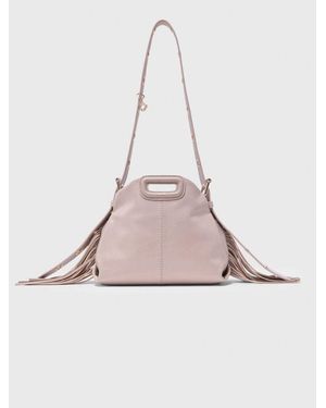 Maje Naplak Leather Miss M Mini Bag - Pink