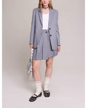 Maje Suit Jacket - Purple
