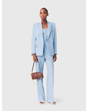Maje Suit Jacket - Blue