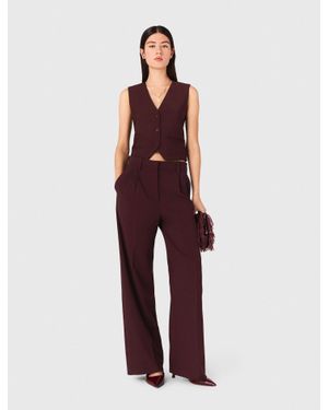 Maje Suit Trousers - Red