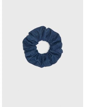 Maje Denim Scrunchie - Blue