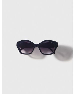 Maje Lunettes Cat Eye En Acétate - Bleu