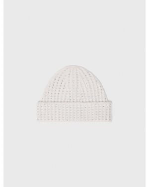 Maje Wool And Rhinestone Hat - White