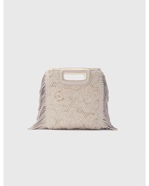Maje M Tasche Gehäkelte - Natur
