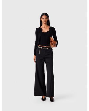 Maje Flared Trousers - Pink