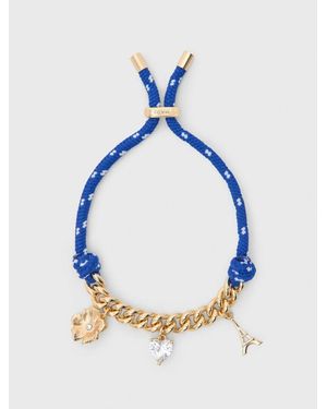 Maje Marine Cord Chain Bracelet - Blue