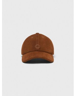 Maje Suede Cap - Brown