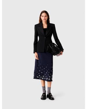 Maje Taillierte Smokingjacke - Schwarz