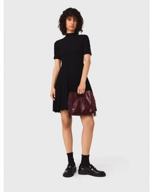 Maje Short Knit Dress - White