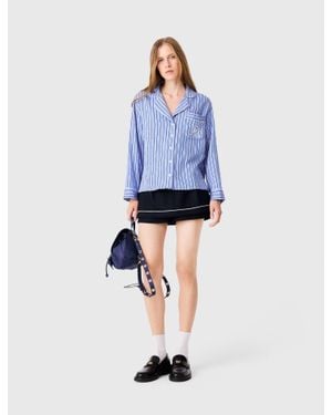 Maje Striped Shirt - Blue