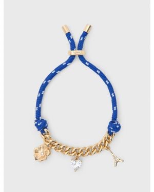 Maje Marine Cord Chain Bracelet - Blue