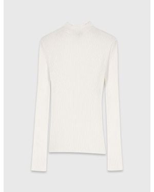Maje Pull Col Rond - Blanc