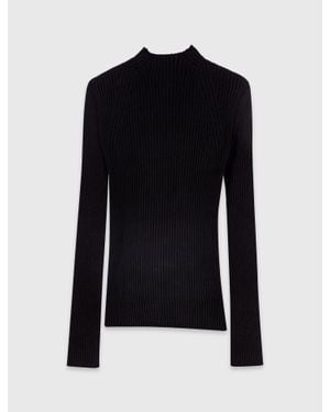 Maje Pull Col Rond - Bleu