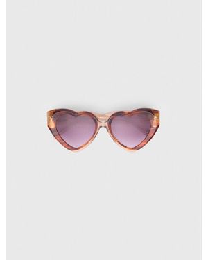 Maje Heart Sunglasses - Pink