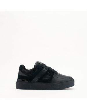 Mallet London Mallet Fenchurch Leather Trainers - Black