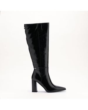 Mallet London Mallet Sabelle Leather Knee High Boots - Black