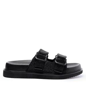 Mallet London Sadie Sandal Diamante - Black