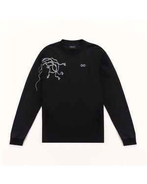 Mallet London Mallet X Detroit Parasite Long Sleeve Tee - Black