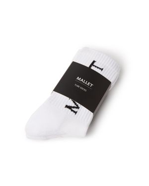 Mallet London Mallet Socks Large Logo 2 Pack - Black