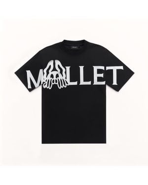Mallet London Mallet X Detroit Peeper Large Logo Tee - Black
