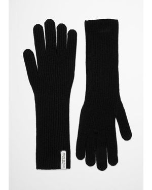 Marc O' Polo Lange Strickhandschuhe - Schwarz