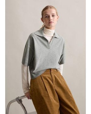 Marc O' Polo Strickpolo Regular - Natur