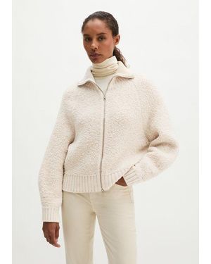 Marc O' Polo Zip-Cardigan Loose - Natur