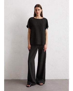 Marc O' Polo Blusenshirt Regular - Schwarz