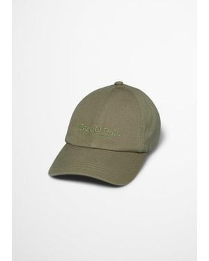 Marc O' Polo Cappello Con Logo - Verde