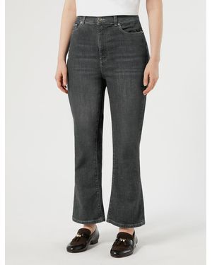 Marina Rinaldi Cropped-Jeans Aus Baumwollmischdenim - Grau