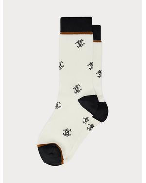 Marina Rinaldi Socken Aus Baumwolle - Weiß