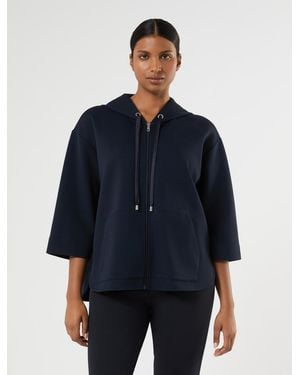 Marina Rinaldi Veste En Jersey - Bleu
