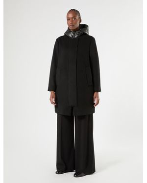 Marina Rinaldi Steppjacke Aus Wollmischgewebe - Schwarz