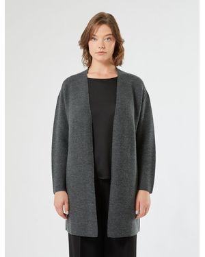 Marina Rinaldi Cardigan Aus Wollmischgewebe - Grau