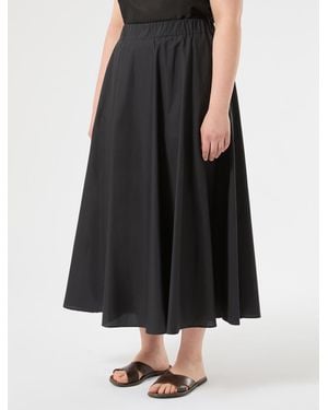 Marina Rinaldi Rock Aus Baumwolle - Schwarz