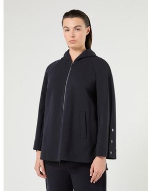 Marina Rinaldi Veste En Jersey Double - Bleu