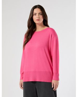 Marina Rinaldi Pullover Aus Viskosestretch - Pink