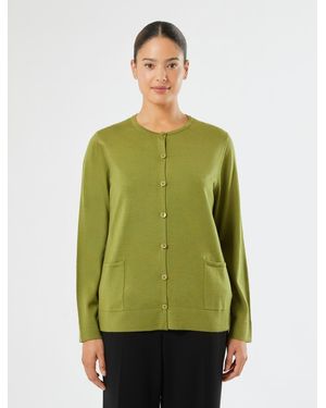Marina Rinaldi Cardigan En Laine - Vert