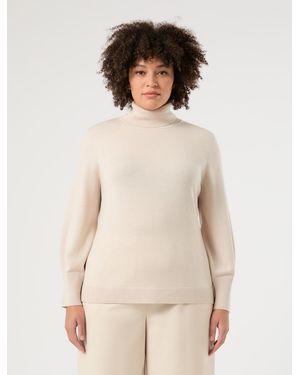 Marina Rinaldi Pull En Laine - Neutre