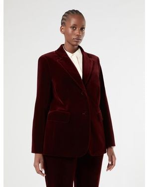 Marina Rinaldi Samtjacke - Rot