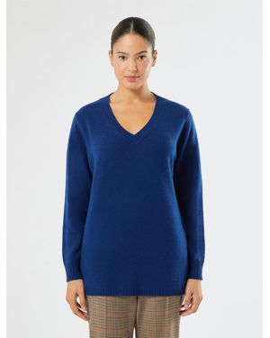 Marina Rinaldi Pull En Cachemire - Bleu