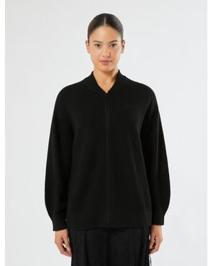 Marina Rinaldi Cardigan Aus Wollmischgewebe - Schwarz