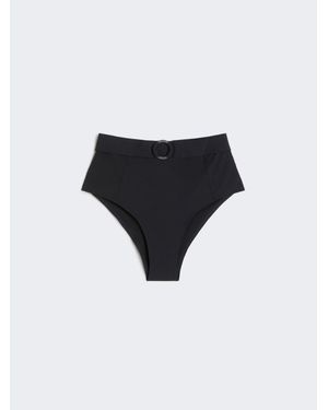Max Mara Braguita De Tejido Técnico Mate - Negro