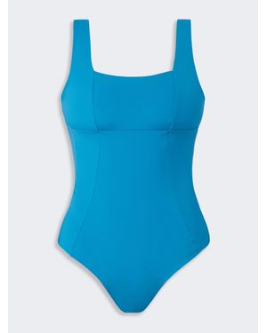 Max Mara Badeanzug Aus Funktionsgewebe - Blau