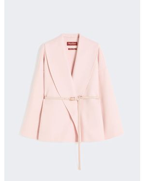 Max Mara Robenmantel Aus Wolle, Kaschmir Und Seide - Pink