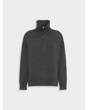 Max Mara Maglia A Collo Alto - Nero