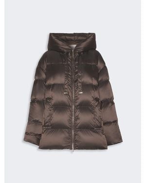 Max Mara Imbottito Corto Ampio - Marrone